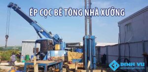 ép cọc bê tông nhà xưởng